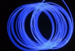 transparent side glow fiber